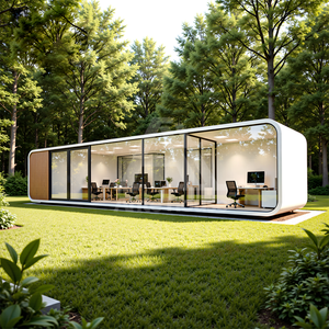 Cabane de luxe en forme de pomme avec toit isolé, résidence portable écologique pour station balnéaire montagneuse et glamping hivernal - Product Image 3