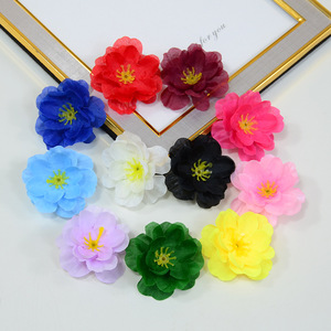 ดอกไม้ประดิษฐ์ Dongchen Crafts ขนาด 5 ซม. ดอกไม้ผ้าไหม อุปกรณ์ประกอบฉากงานแต่งงาน ของตกแต่งบ้าน อุปกรณ์ถ่ายภาพ DIY เครื่องประดับศีรษะ - Product Image 1