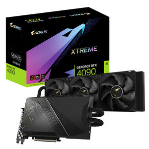Tarjeta Gráfica Usada GIGABYTE <span class=keywords><strong>AORUS</strong></span> GeForce <span class=keywords><strong>RTX</strong></span> <span class=keywords><strong>4090</strong></span> XTREME WATERFORCE 24G con 24GB de Memoria GDDR6X de 384 bits Compatible con OverClock - Product Image 1