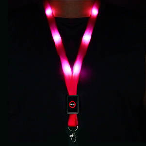 Neón LED <span class=keywords><strong>collar</strong></span> cuello cordón Navidad diversión iluminar RGB carnaval crucero luminoso intermitente Material de nailon para graduación - Product Image 5