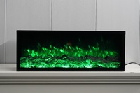 Cheminée électrique linéaire murale intelligente de 100 cm, moderne, multicolore, avec insert, certifiée CE, pour intérieur – Nouveauté en promotion