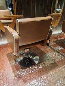 Fauteuil de salon de beauté professionnel moderne DM pour coiffeur, pivotant à 360°, fauteuil de coiffure, fauteuil de barbier, blanc, à vendre - Product Image 5
