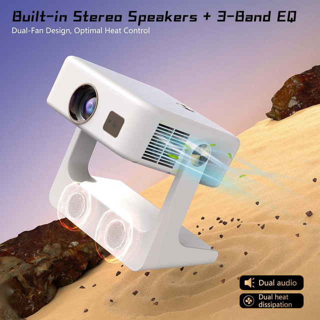 google Tv Projector 4k Home Theater Beamer Full hd Native 1080P Film Projector Smart Android with Wifi BT Auto Focus