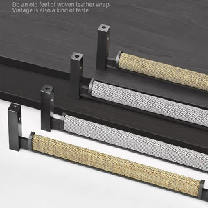 Tige de suspension en aluminium <span class=keywords><strong>extensible</strong></span> facile à installer pour la quincaillerie de garde-robe de placards de maison ou de magasin - Product Image 3