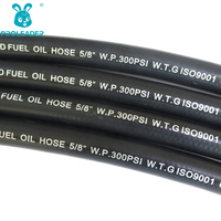 Tuyau flexible en caoutchouc résistant au diesel, au gaz, au mazout, au gazole, à l'air, à l'eau, à l'essence, avec armature en fil d'acier tressé pour pompe à carburant