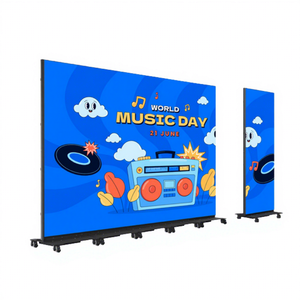 Afficheur LED sur pied P2.5, résolution 8K, HDR10+, affichage publicitaire commercial en couleur pleine, écran d'affichage intérieur, luminosité 800 cd - Product Image 1