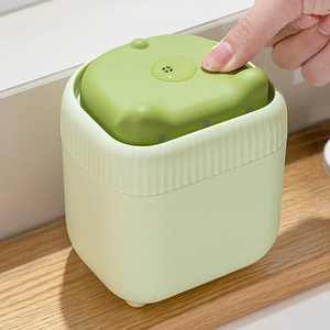 Distributeur de savon en forme de chat, drainage indépendant, nettoyage facile, grande capacité, boîte de stockage de liquide, distributeur de savon manuel à pression - Product Image 5