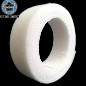 재사용 가능한 백투백 컬러 1 개의 부드러운 패브릭 루프 케이블 연결 랩 사출 후크 및 루프 - Product Image 3