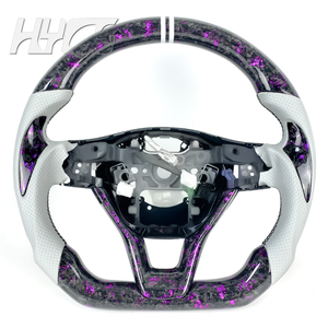 Accessoires d'intérieur de voiture Volant <span class=keywords><strong>F1</strong></span> en fibre de carbone forgé pour Honda <span class=keywords><strong>Civic</strong></span> Honda Accord 2018 2019 2020 2021 2022 - Product Image 6