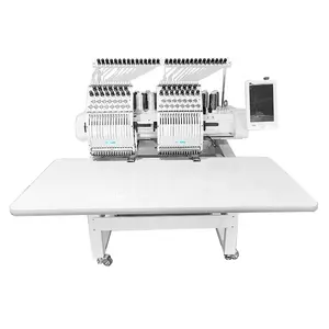 YISUO YS-1502商用ダブルヘッド15針コンピューターフラット刺Embroidery機帽子刺Embroidery機