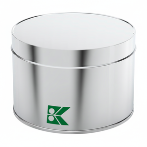 Round Tin <b>Box</b> 500 ml Nuts Regional Flavors Model L550 105 X H60 mm Slip Lid - Product Image 2