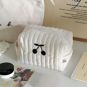 Personalized Handmade Quilted Cotton Crape <b>Makeup</b> <b>Case</b> Foldable Fashionable Portable Cosmetic Bag with Zipper - Product Image 2