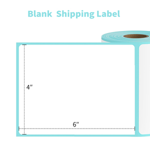 カスタム4x6防水配送ラベル 直接感熱ラベルロール 100x150mm 自己粘着ステッカー ロジスティクス包装ラベル用白紙 - Product Image 3