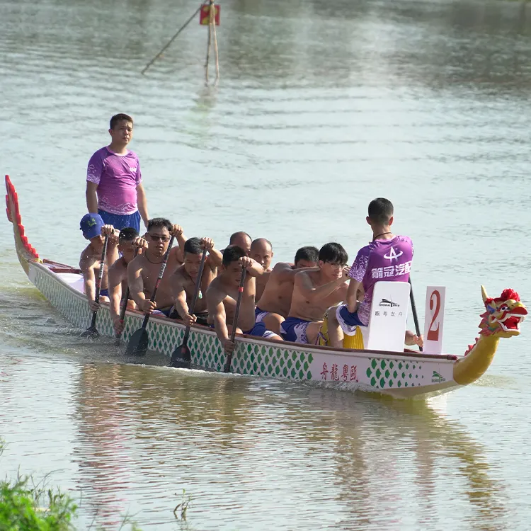 Fabricação Qualidade Premium Racing Dragon Boats 12 Pessoa Coastal Racing Remo Boat