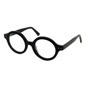 New round highquality retro estilo quadros ópticos importados acetato lentes para homens e mulheres atacado óculos - Product Image 4