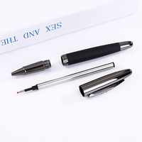 Stylo à roulettes de luxe pour hommes, style vip, avec logo personnalisé, en cuir souple et finition, pour hôtel, cadeau d'affaires