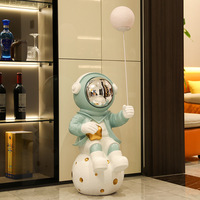 Astronaute Cosmonaute Ornement Statue Décor Astronaute Modèle Ornement Espace Cadeaux Bureau Décoration Art Jouet