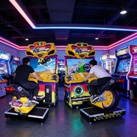 Super Bike 2 Machine de jeu d'arcade de course de moto Simulateur de jeu de course de moto à pièces pour la vente