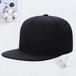 Snapback Cap Pure Cotton Flat Brim <b>Hat</b> Breathable Sunscreen Adult Street Dance Hip Hop Fashion Spring <b>Summer</b> - Product Image 3