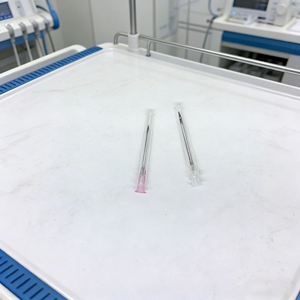 Aguja Mezcladora Desechable de Acero Inoxidable con Jeringa <span class=keywords><strong>para</strong></span> Uso Médico, Diseño con Orificio Lateral - Product Image 6