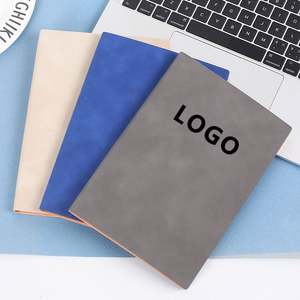 Wholesale Logo Printing Soft Cover A5 Skin Leather Journal Business Notebook <b>Customized</b> Notebooks - Product Image 1