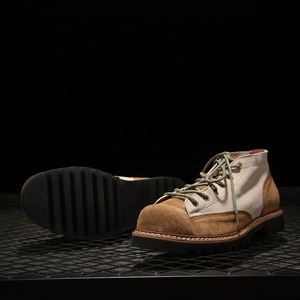 New Retro Men's Office Career Casual <b>Shoes</b> Slip-On Flat Walking <b>Shoes</b> High Quality Genuine Leather Autumn <b>Height</b> <b>Increasing</b> - Product Image 6
