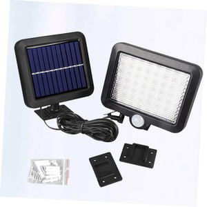 Applique murale solaire étanche à capteur LED, type split, pour extérieur, cour, garage, jardin, cour intérieure - Product Image 4