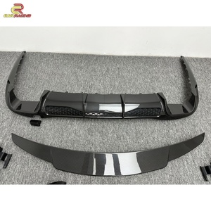 Kit de Carrocería de Fibra de Carbono Estilo Brabu con Alerón Delantero, Difusor Trasero y Alerón Trasero para Benz Clase S W223 S450 S500 2021-2024 - Product Image 5