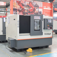 Centre d'usinage CNC TCK56A personnalisable, lit de fraisage durable et efficace, traitement des disques de frein automobile, respectueux de l'environnement