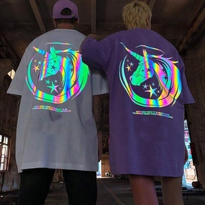 Dẫn ánh sáng lên áo thun phát triển trong bóng tối thăng hoa tiệc sinh nhật lễ hội huỳnh quang đêm Vẽ Sáng t Áo sơ mi - Product Image 2