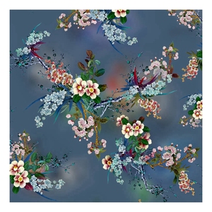 Polyester Koshibo Chiffon Different Types of Flower Pattern Styles Digital <strong>Print</strong> for Wedding <strong>Ladies</strong> <strong>Print</strong> Designer Tops <strong>Fabric</strong>