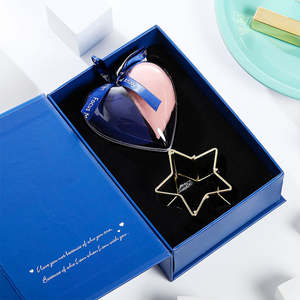 Outils cosmétiques Noël Saint Valentin Éponge de beauté non toxique en forme de coeur Ensemble cadeau de vacances de 2 pièces avec affichage mélangeur <span class=keywords><strong>Stan</strong></span> - Product Image 3