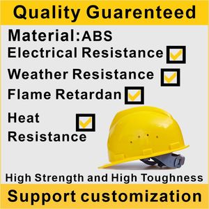 High Quality ABS Hot-Selling Full Brim Construction <strong>Helmets</strong> Industrial Protective Head Safety Gear For Workers Hard Hat - Product Image 2