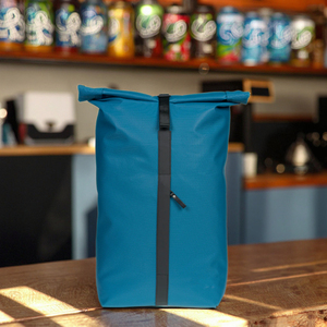 Biểu Tượng Tùy Chỉnh Cuộn Hàng Đầu Ba Lô Không Thấm Nước Oxford Đi Bộ Đường Dài Cắm Trại Túi Du Lịch Máy Tính Xách Tay Cán Túi Phụ Nữ Giản Dị Của Ba Lô - Product Image 6