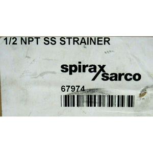 ตัวเชื่อมต่อกรอง Spirax Sarco ขนาด 1/2 นิ้ว เกลียว NPT แบบตะกร้ากรองสำหรับอุตสาหกรรม - Product Image 3