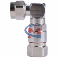 4.3/10 MINI DIN Stecker rechtwinklig auf N-Typ Feeder-Kabelstecker 1/2 Zoll flexibel, komplett aus Kupfer, 50 Hochwertig für Basisstationen 50-12