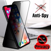 Coque en TPU + Film céramique mat Anti-espion Mica + protecteur d'écran pour objectif de caméra entièrement noir pour iPhone 14 11 12 13 Pro Max