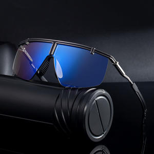 Lunettes de cyclisme pour hommes, lunettes de soleil de sport d'extérieur, montagne, protection UV400, monture noire, verres PC - Product Image 3
