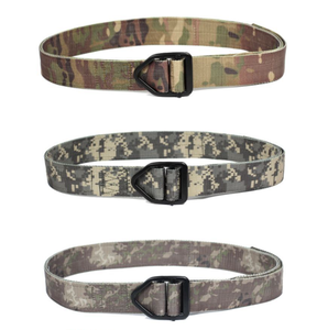 เข็มขัดผ้าแคนวาสลายพรางหลากสีเขียว กากี ดำ รุ่น GB10 พร้อมหัวเข็มขัดรูปสามเหลี่ยม - Product Image 2