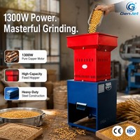 Mesin Penggiling Biji-bijian Listrik Tugas Berat Bahan Stainless Steel, Penghancur Jagung, Penggiling Jagung, Mesin Penggiling Pakan Ternak, Gandum, Rempah Kering, Baru