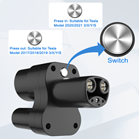 Nouveau DC CCS2 vers Tesla modèle 3/Y/S/X adaptateur de véhicule de voiture électrique adaptateur de connecteurs Ev