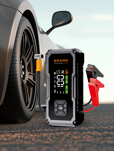 Démarreur de voiture 4 en 1 avec compresseur d'air 150 PSI, chargeur de batterie portable 7200 mAh, power bank, lampe torche LED - Product Image 4