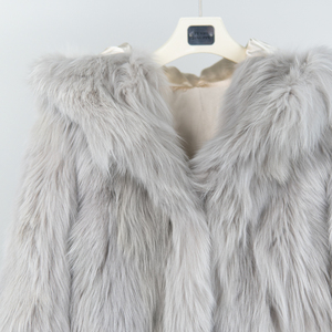 NAFA Venta al por mayor para mujer Hight Street con capucha Real Fox <span class=keywords><strong>Fur</strong></span> Coat para invierno Mal tiempo - Product Image 4