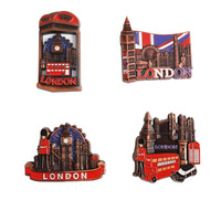 Aimants de réfrigérateur 3D personnalisés en alliage de zinc, souvenirs de Londres, pour cadeaux promotionnels et souvenirs de voyage, vente en gros