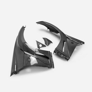 Piezas de Fibra de Carbono para Automóvil para 370Z Z34 de 2009 en Adelante Guardabarros Delantero Estilo VRS con Extensión de Parachoques Delantero - Product Image 6