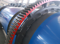 Séchoir Rotatif Triple Pass Direct Usine, Économe en Énergie, Chauffage Électrique, Équipement Industriel de Séchage des Minerais, Moteur de Pompe SUS304
