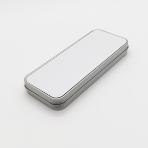 Qualisub Personalized metal Sublimation Pencil case Tin pencil box with Aluminum sheet for sublimation