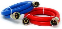 Tuyau flexible de plomberie en pvc pour machine à laver, Offre Spéciale pouces, 4 pieds, alimentation en eau chaude et froide, 3/4