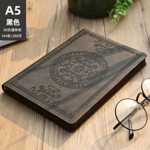 Carnet A5 Rétro à Couverture Rigide Personnalisable – Cadeau Promotionnel d'Entreprise en Gros – Élégant Organiseur en Cuir avec Boîte Cadeau Cousue – 144 pages - Product Image 3
