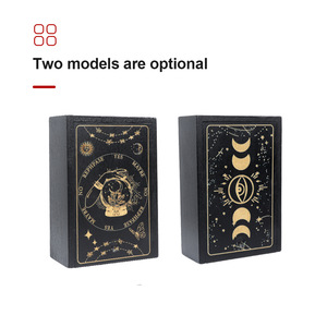 Boîte à cartes de tarot en bois, boîte à cartes de tarot porte-bonheur et support pour cartes de tarot en bois, boîte souvenir - Product Image 4